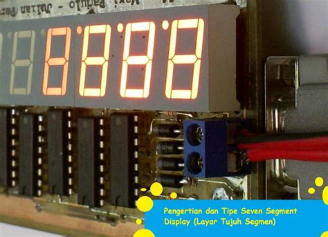 Pengertian Seven Segment Display (Layar Tujuh .